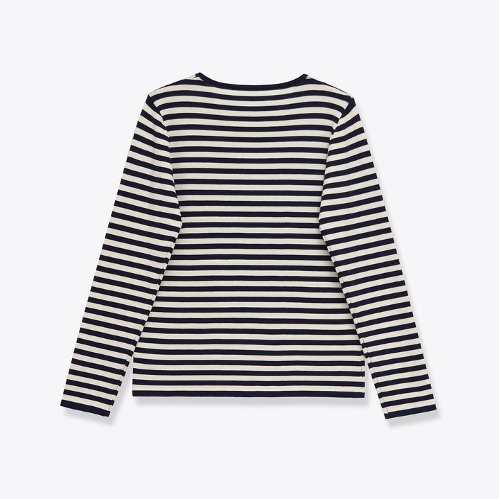 Damernas långärmad tröja med randig design Mirla-Eva Jonsson