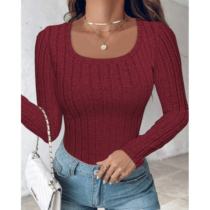 Damernas långärmad tröja med strukturerad design Eva Jonsson-Eva Jonsson