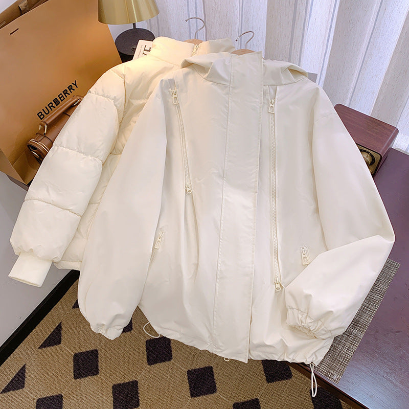 Damernas lätta övergångsjacka med justerbar huva och praktiska fickor Eva Jonsson-Eva Jonsson