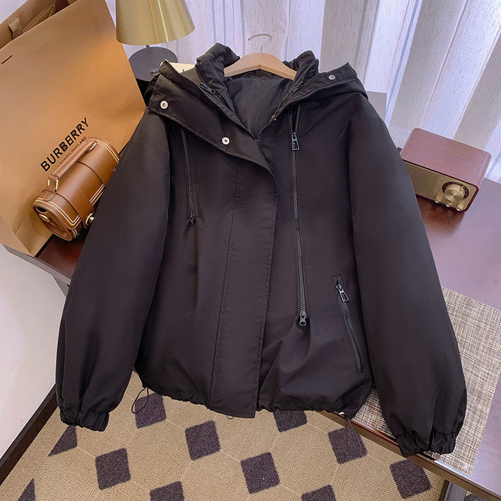 Damernas lätta övergångsjacka med justerbar huva och praktiska fickor Eva Jonsson-Eva Jonsson