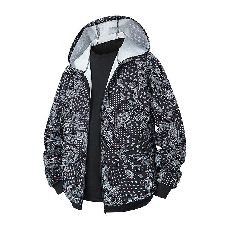 Damernas lätta vindjacka med färgglad mönster och andningsbara egenskaper Eva Jonsson-Eva Jonsson