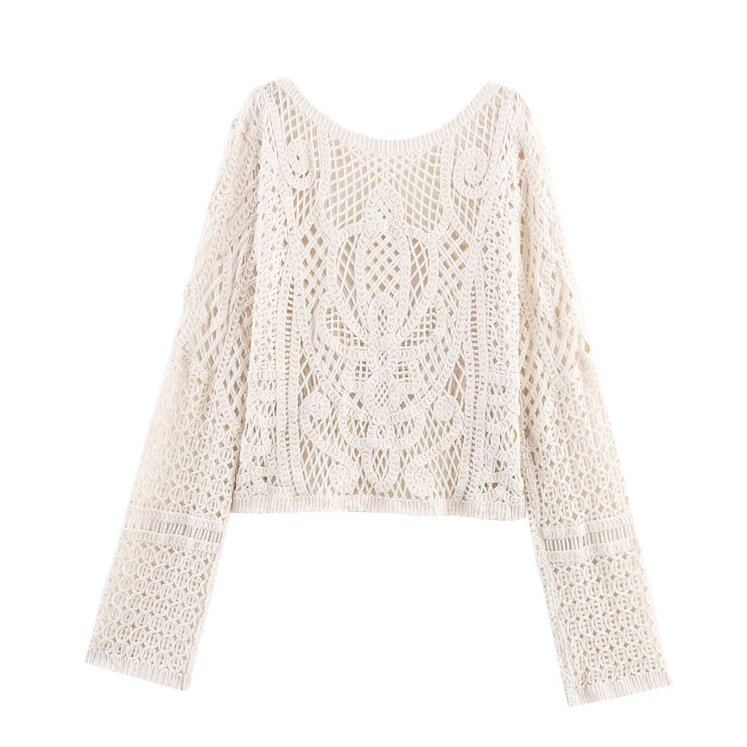 Damernas lätta virkad topp Eva Jonsson-Eva Jonsson