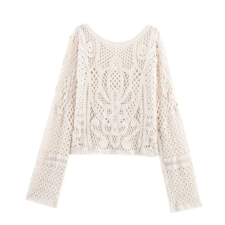 Damernas lätta virkad topp Eva Jonsson-Eva Jonsson