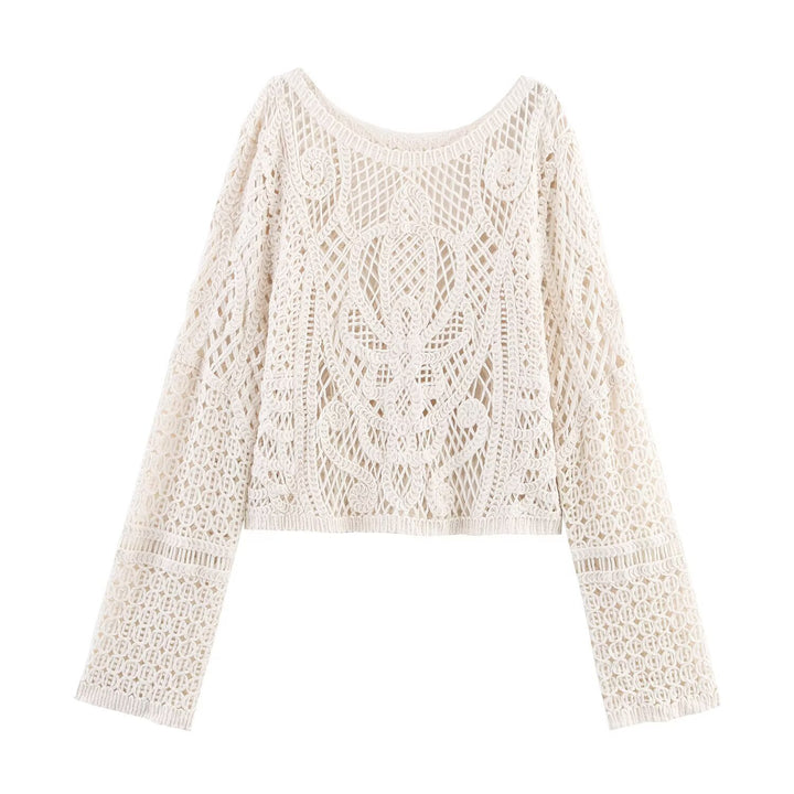 Damernas lätta virkad topp Eva Jonsson-Eva Jonsson