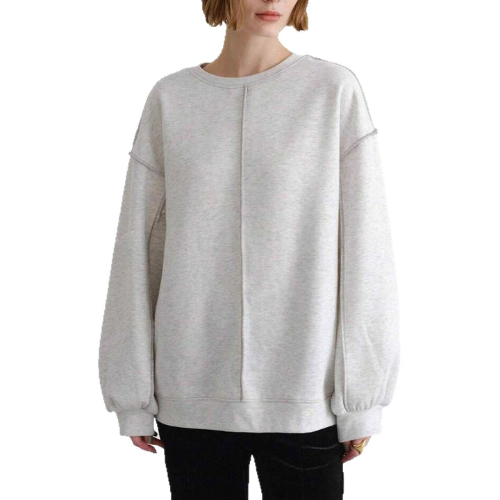 Damernas ledig pullover med lös passform och ballongärmar Mirla-Eva Jonsson
