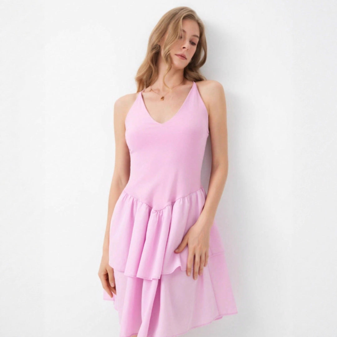 Damernas lekfulla badoutfit med volangdetalj Eva Jonsson-Eva Jonsson