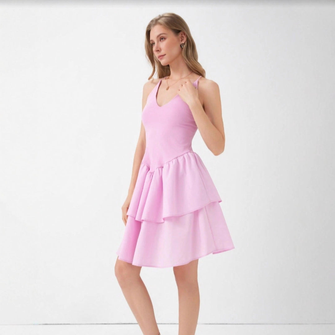 Damernas lekfulla badoutfit med volangdetalj Eva Jonsson-Eva Jonsson