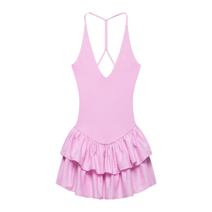 Damernas lekfulla badoutfit med volangdetalj Eva Jonsson-Eva Jonsson