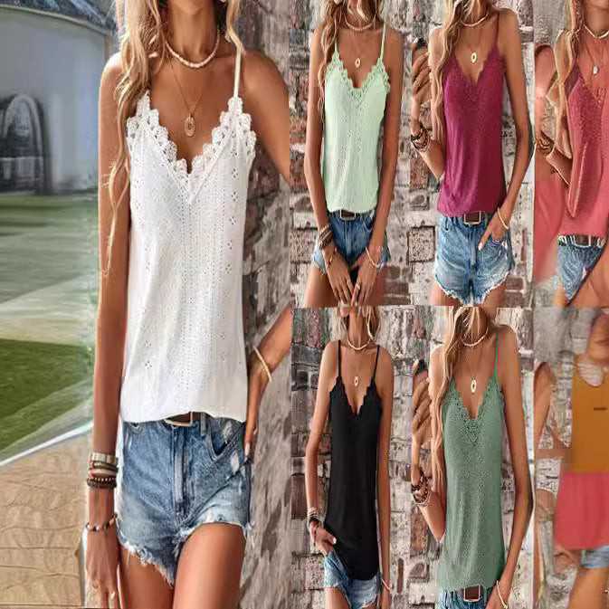 Damernas linne med elegant spetsinsats och fin ribbad struktur Eva Jonsson-Eva Jonsson