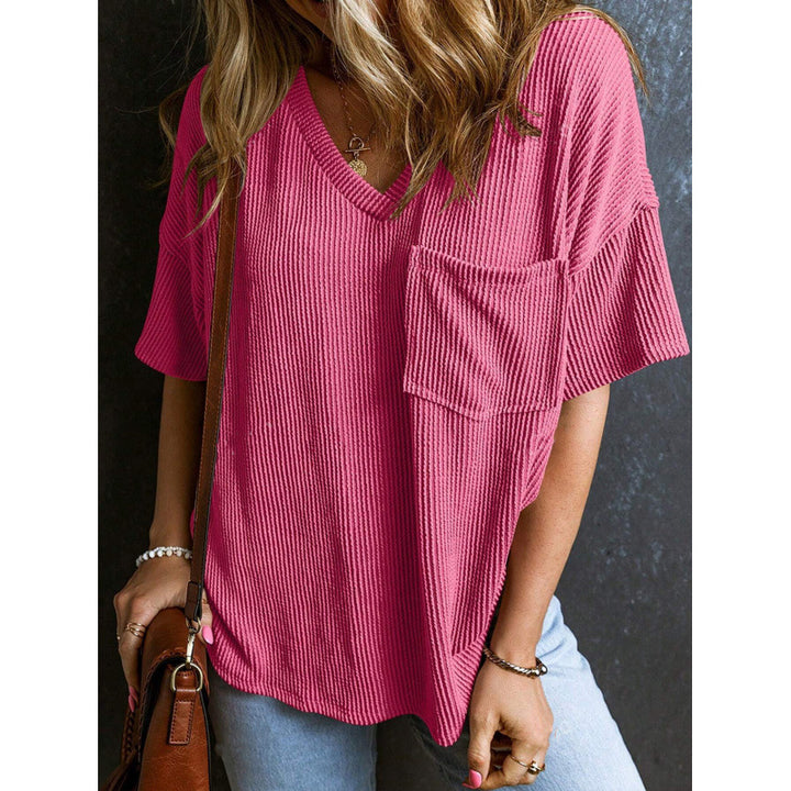 Damernas lösa V-hals T-shirt Eva Jonsson-Eva Jonsson