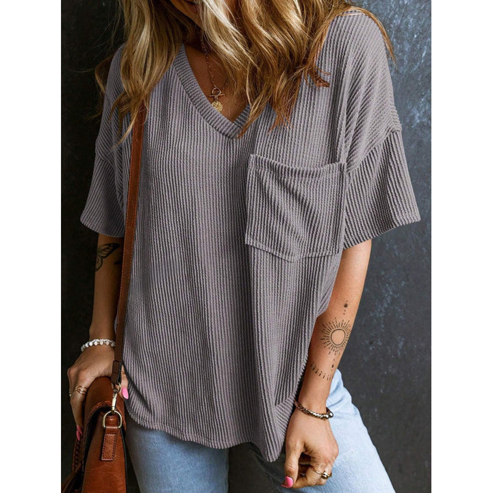 Damernas lösa V-hals T-shirt Eva Jonsson-Eva Jonsson