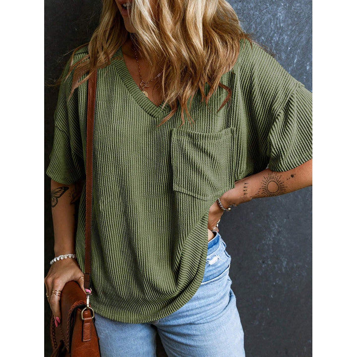 Damernas lösa V-hals T-shirt Eva Jonsson-Eva Jonsson