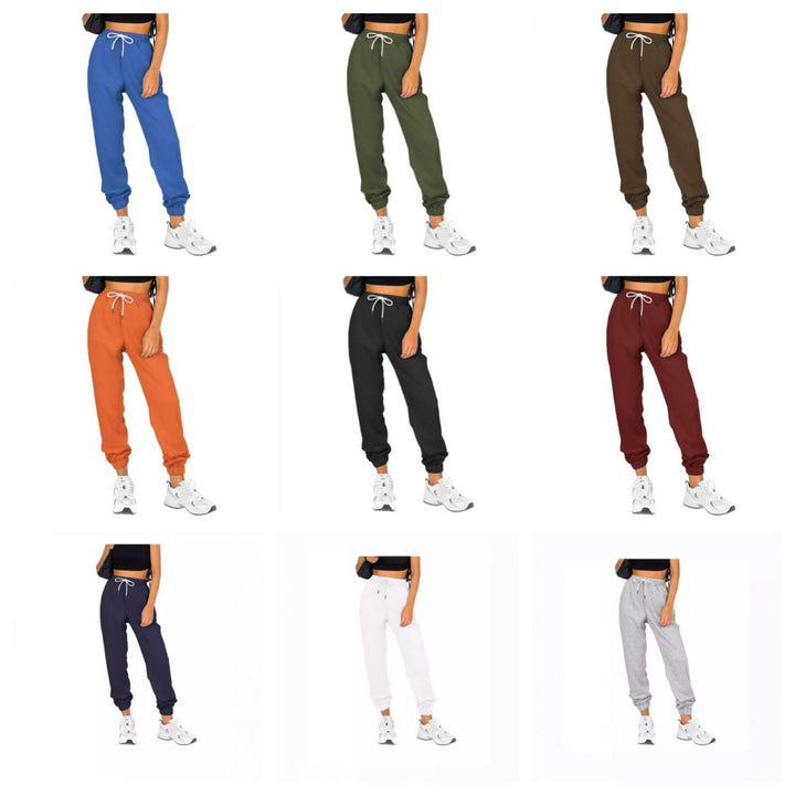 Damernas lösa joggingsbyxor med dragsko och mudd Eva Jonsson-Eva Jonsson