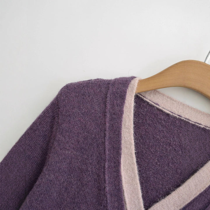 Damernas lösa stickad cardigan Eva Jonsson-Eva Jonsson