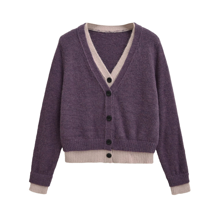 Damernas lösa stickad cardigan Eva Jonsson-Eva Jonsson