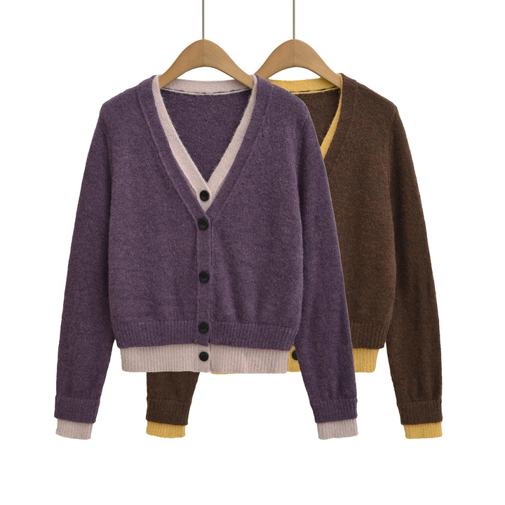 Damernas lösa stickad cardigan Mirla-Eva Jonsson