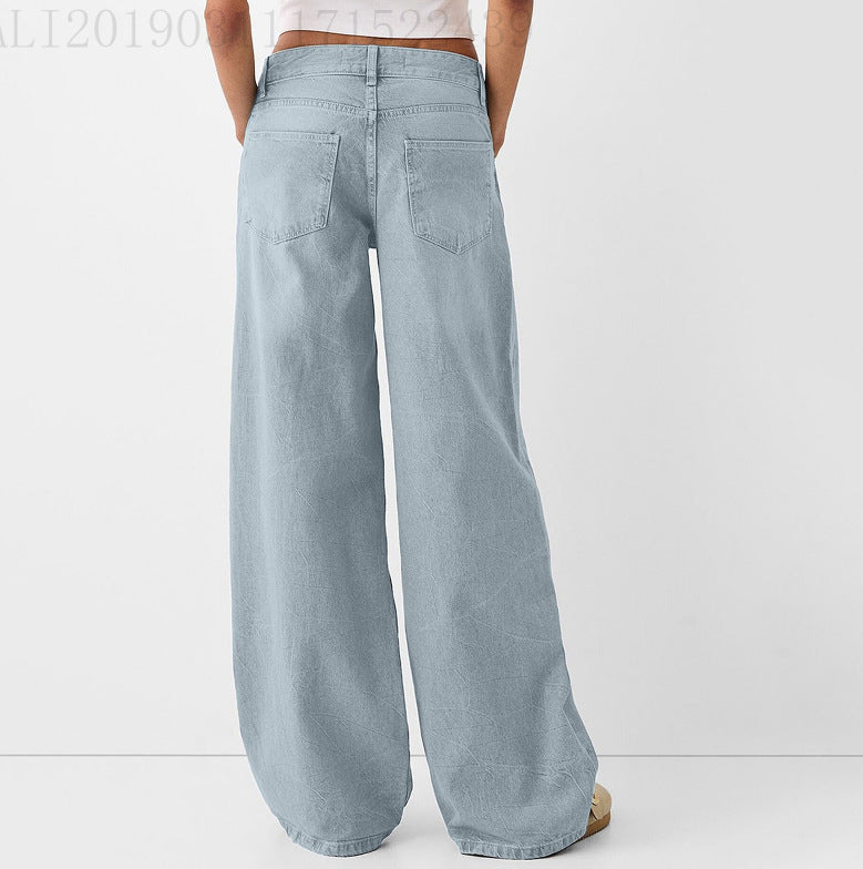 Damernas löst skurna jeans i vintage-stil Mirla-Eva Jonsson