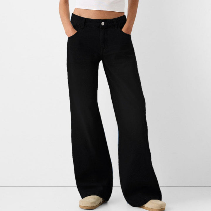 Damernas löst skurna jeans i vintage-stil Mirla-Eva Jonsson