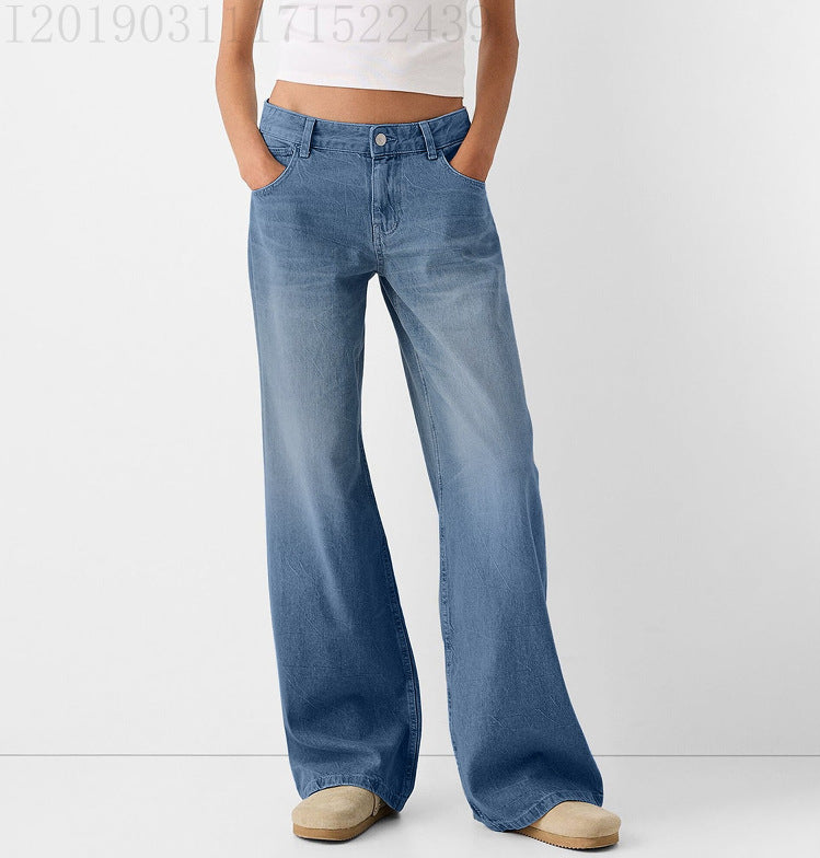 Damernas löst skurna jeans i vintage-stil Mirla-Eva Jonsson