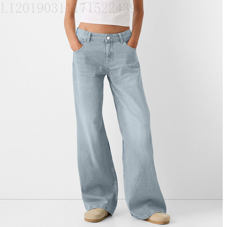 Damernas löst skurna jeans i vintage-stil Mirla-Eva Jonsson