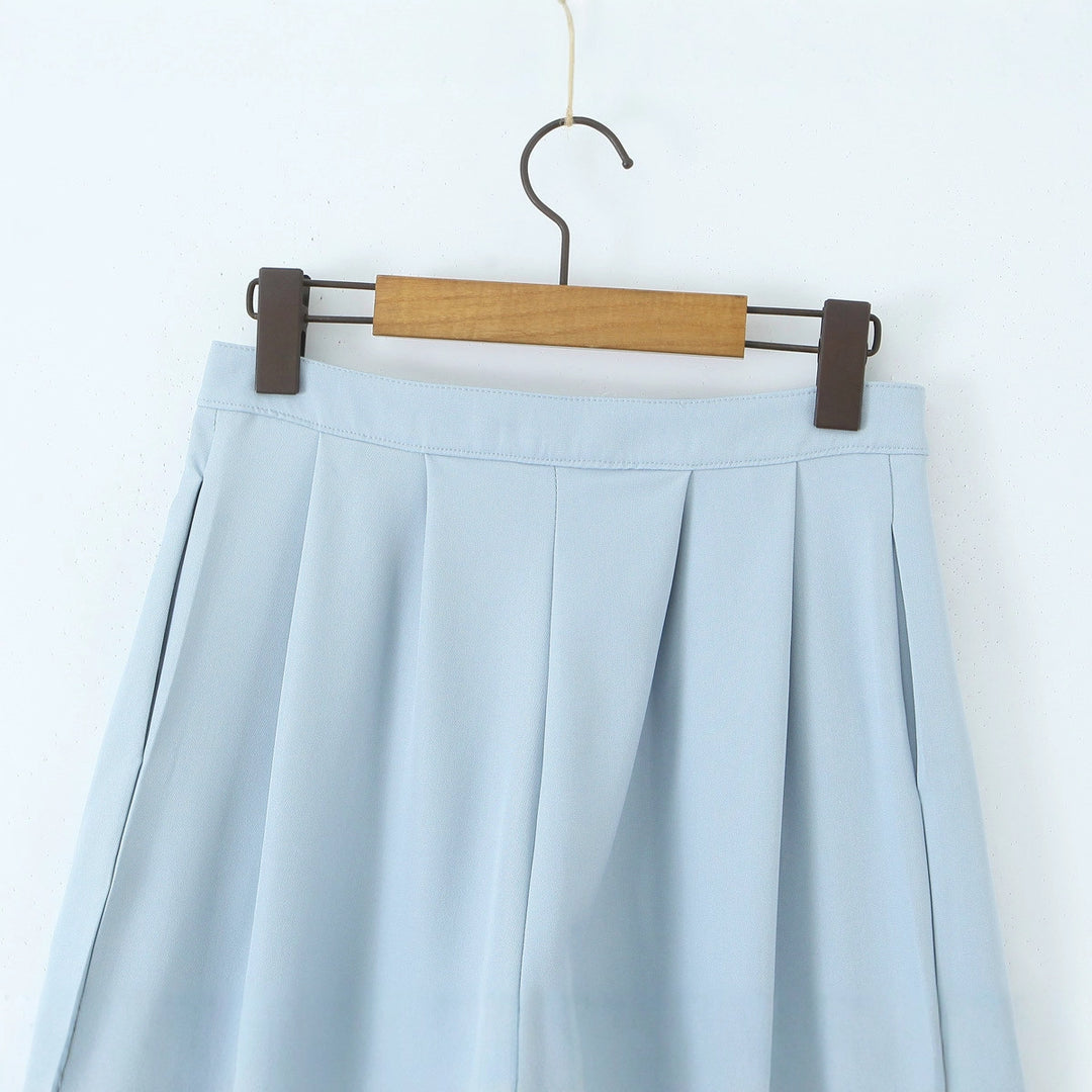 Damernas löst skurna kostymbyxor med elegant plissering Eva Jonsson-Eva Jonsson