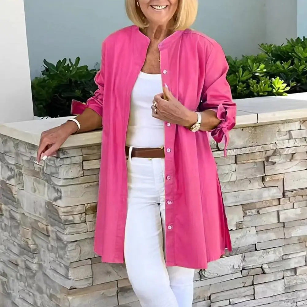 Damernas luftig långblazer med elastiska ärmar Eva Jonsson-Eva Jonsson