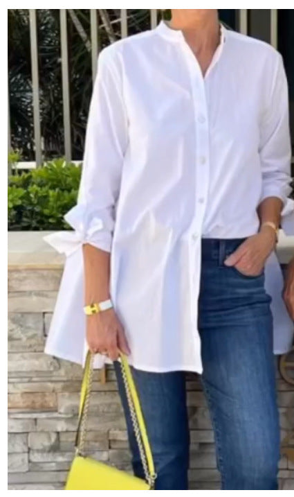 Damernas luftig långblazer med elastiska ärmar Eva Jonsson-Eva Jonsson