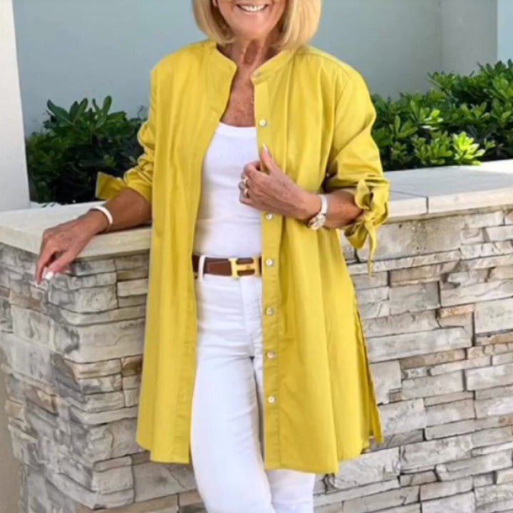 Damernas luftig långblazer med elastiska ärmar Eva Jonsson-Eva Jonsson