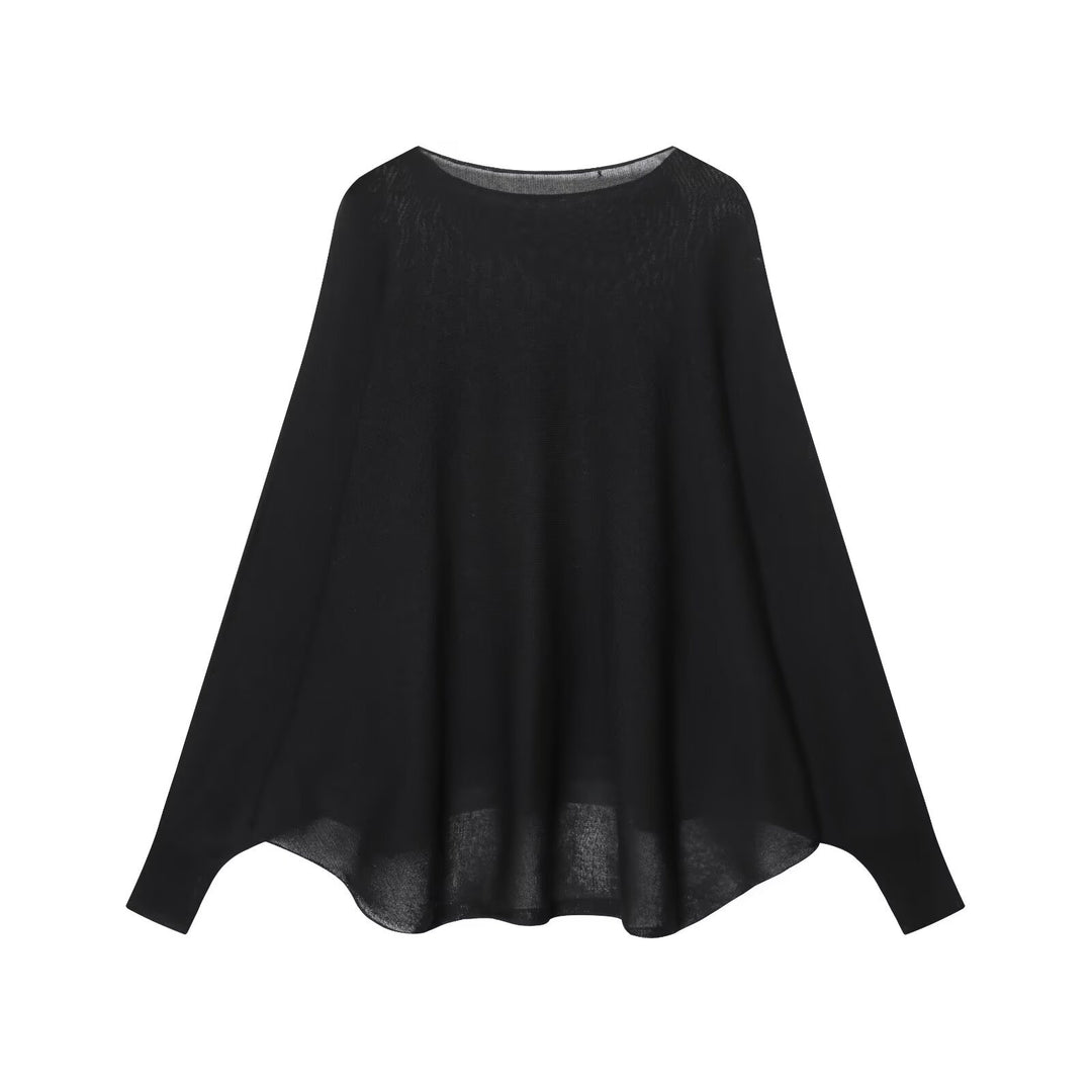 Damernas luftig oversized topp med långa ärmar Eva Jonsson-Eva Jonsson