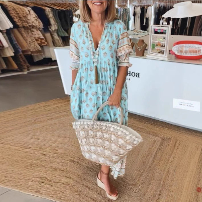 Damernas luftiga Maxiklänning Eva Jonsson-Eva Jonsson