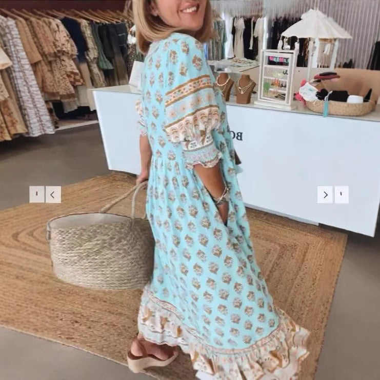 Damernas luftiga Maxiklänning Eva Jonsson-Eva Jonsson