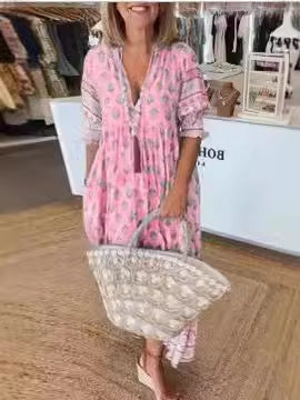 Damernas luftiga Maxiklänning Eva Jonsson-Eva Jonsson