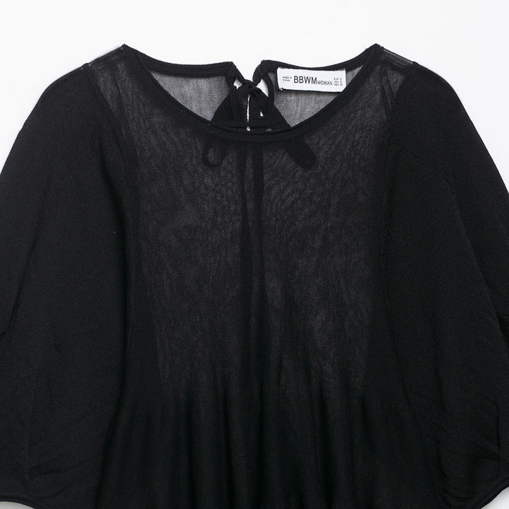 Damernas luftiga blusklänning med lekfullt volangdesign Eva Jonsson-Eva Jonsson