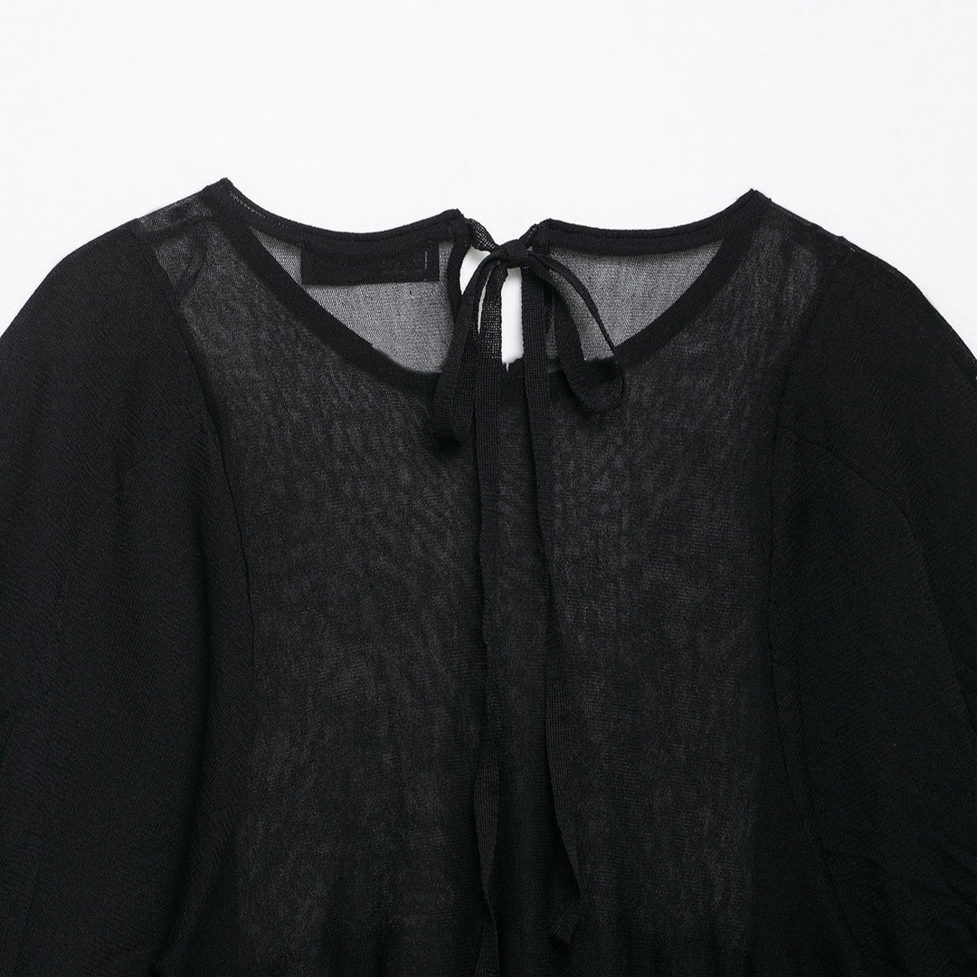 Damernas luftiga blusklänning med lekfullt volangdesign Eva Jonsson-Eva Jonsson