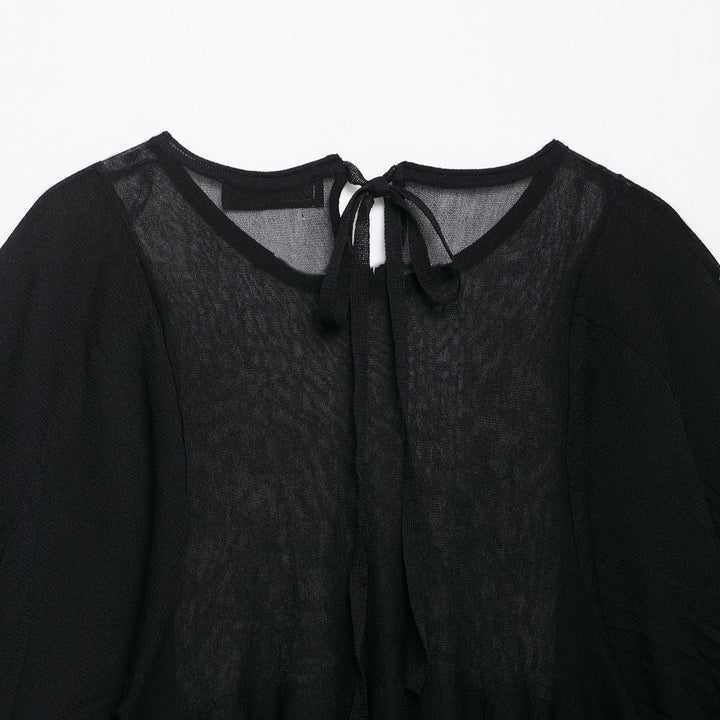 Damernas luftiga blusklänning med lekfullt volangdesign Eva Jonsson-Eva Jonsson