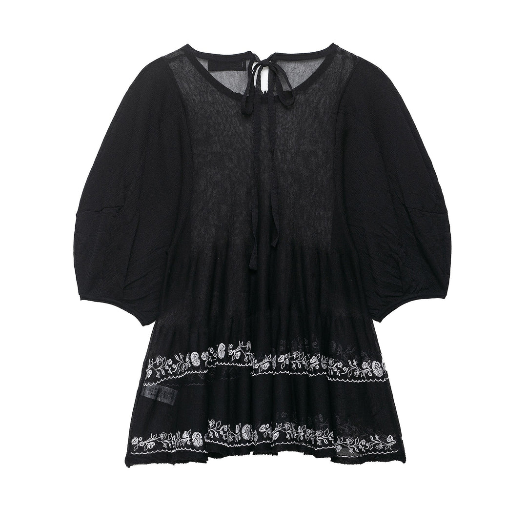 Damernas luftiga blusklänning med lekfullt volangdesign Eva Jonsson-Eva Jonsson