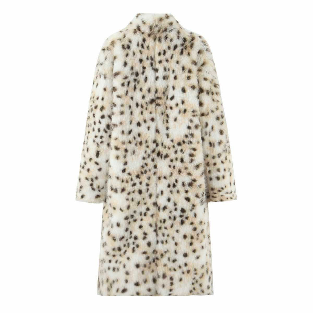 Damernas lyxiga konstpäls-kappa Eva Jonsson-Eva Jonsson