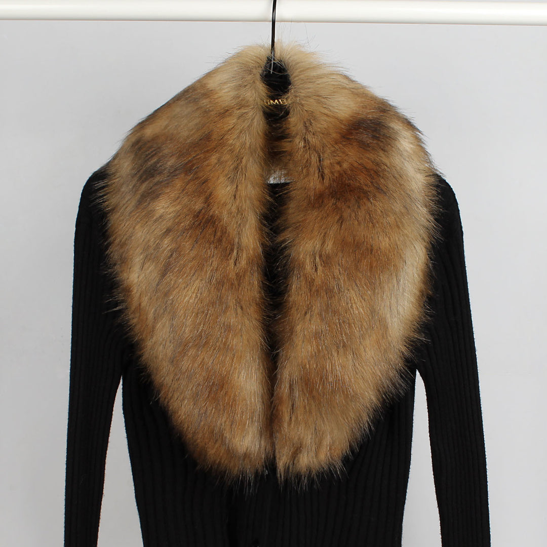 Damernas lyxiga konstpäls scarf Eva Jonsson-Eva Jonsson