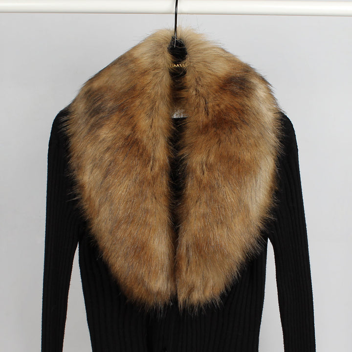 Damernas lyxiga konstpäls scarf Eva Jonsson-Eva Jonsson