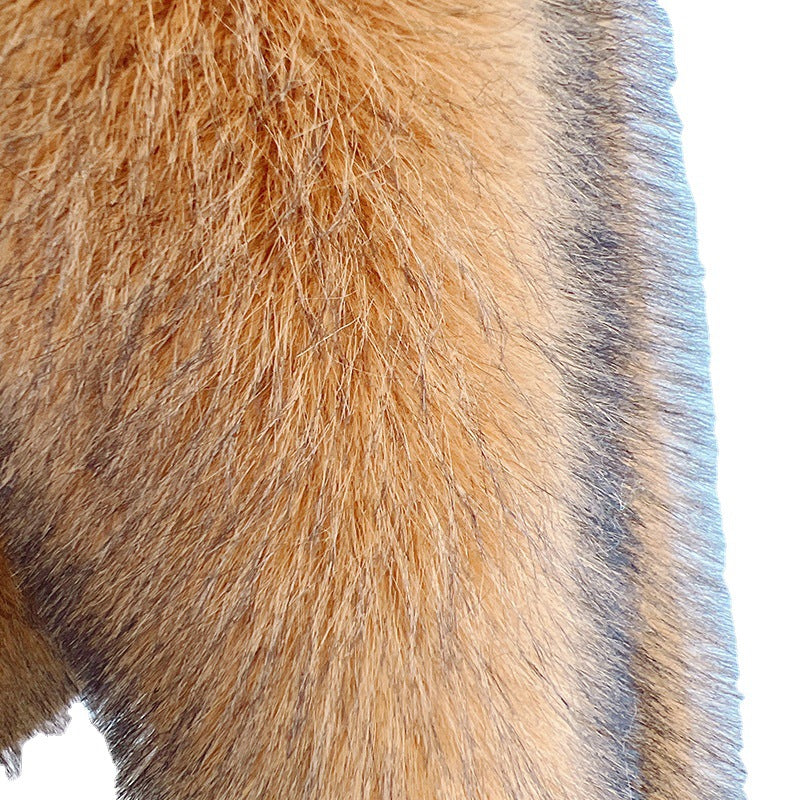 Damernas lyxiga konstpälsrock Eva Jonsson-Eva Jonsson