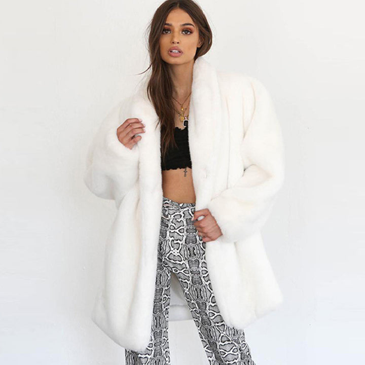 Damernas lyxiga plyschkappa Eva Jonsson-Eva Jonsson