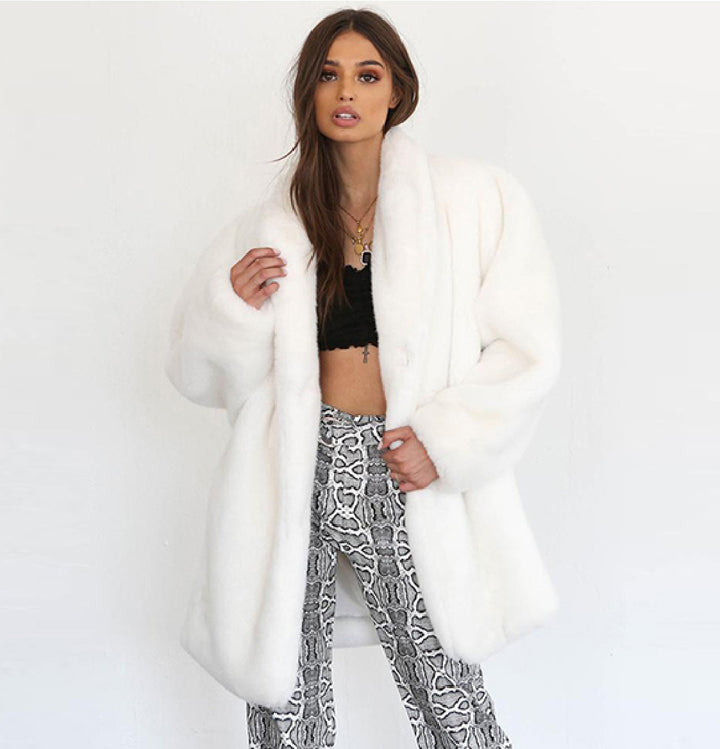 Damernas lyxiga plyschkappa Eva Jonsson-Eva Jonsson