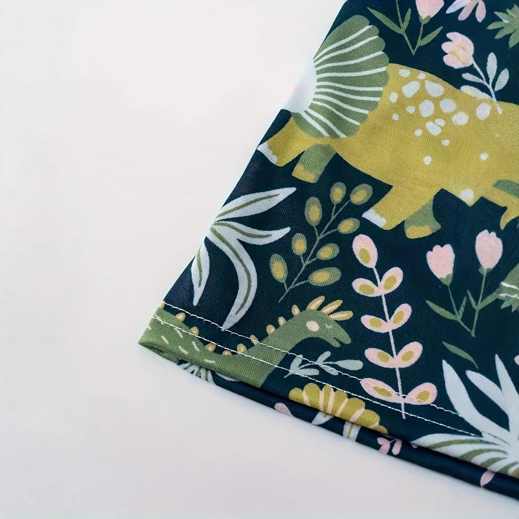 Damernas maxikjol med blommönster och elastisk midja Eva Jonsson-Eva Jonsson