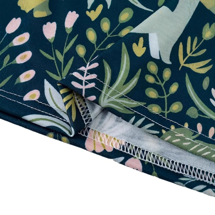 Damernas maxikjol med blommönster och elastisk midja Eva Jonsson-Eva Jonsson