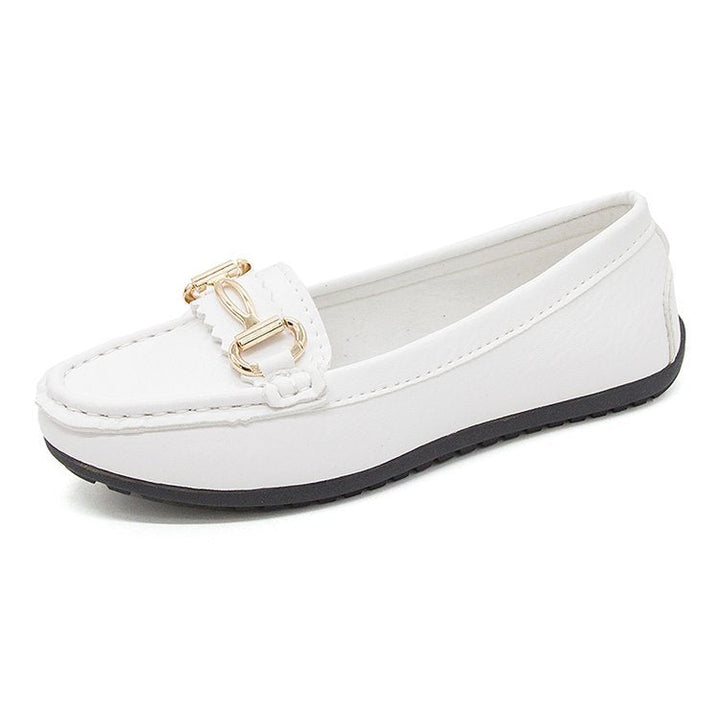 Damernas moccasins med elegant spänne-detalj och markant design Mirla-Eva Jonsson