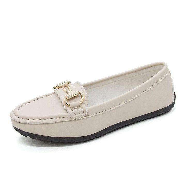 Damernas moccasins med elegant spänne-detalj och markant design Mirla-Eva Jonsson