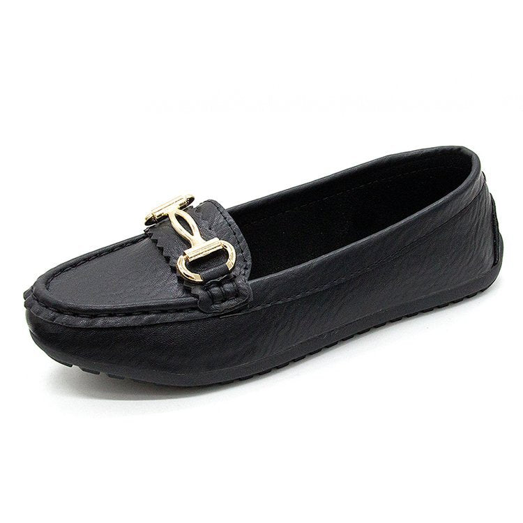 Damernas moccasins med elegant spänne-detalj och markant design Mirla-Eva Jonsson