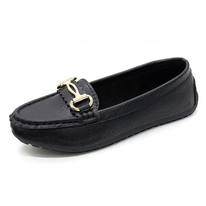 Damernas moccasins med elegant spänne-detalj och markant design Mirla-Eva Jonsson