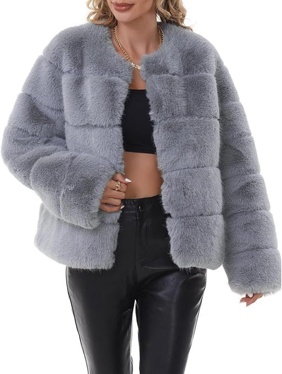 Damernas moda konstpälsjacka med iögonfallande snitt Eva Jonsson-Eva Jonsson