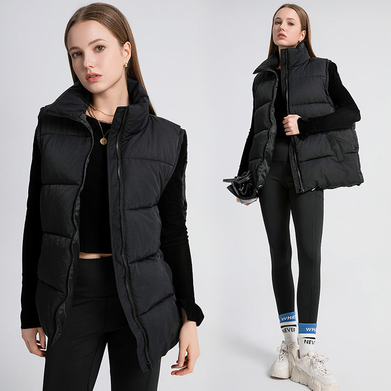 Damernas moda quiltad väst Eva Jonsson-Eva Jonsson